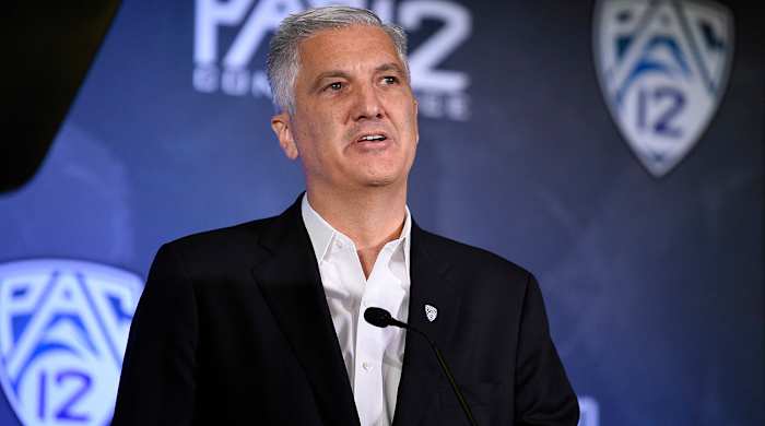 Pac-12 commissioner George Kliavkoff now faces immense pressure to keep his conference afloat.